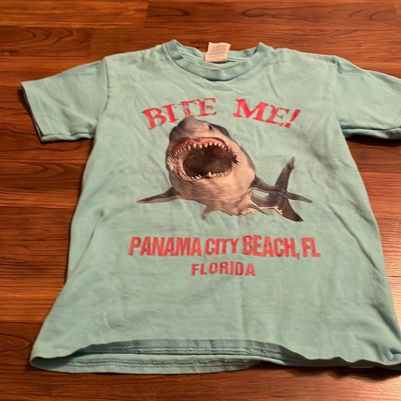 Shirts & Tops | 515 Bite Me Shark Shirt | Poshmark